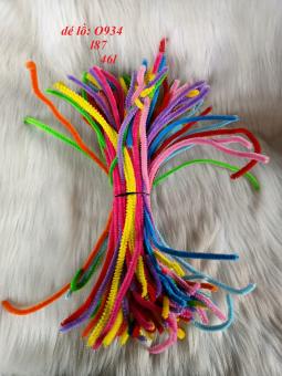 Kẽm nhung uốn tóc con sâu size nhỏ bó 100 cây