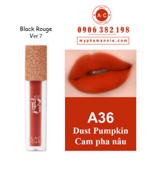Son Black Rouge A37 màu đỏ nâu đất
