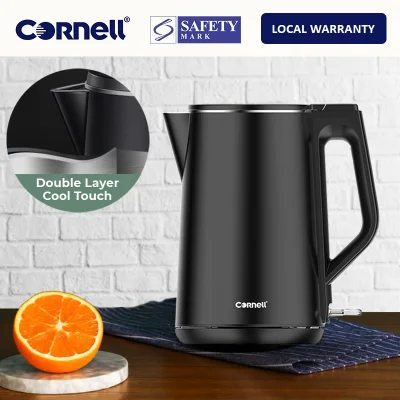 Cornell 1.5L Cool Touch Double Wall Cordless Kettle, with full inner Stainless Steel (2)