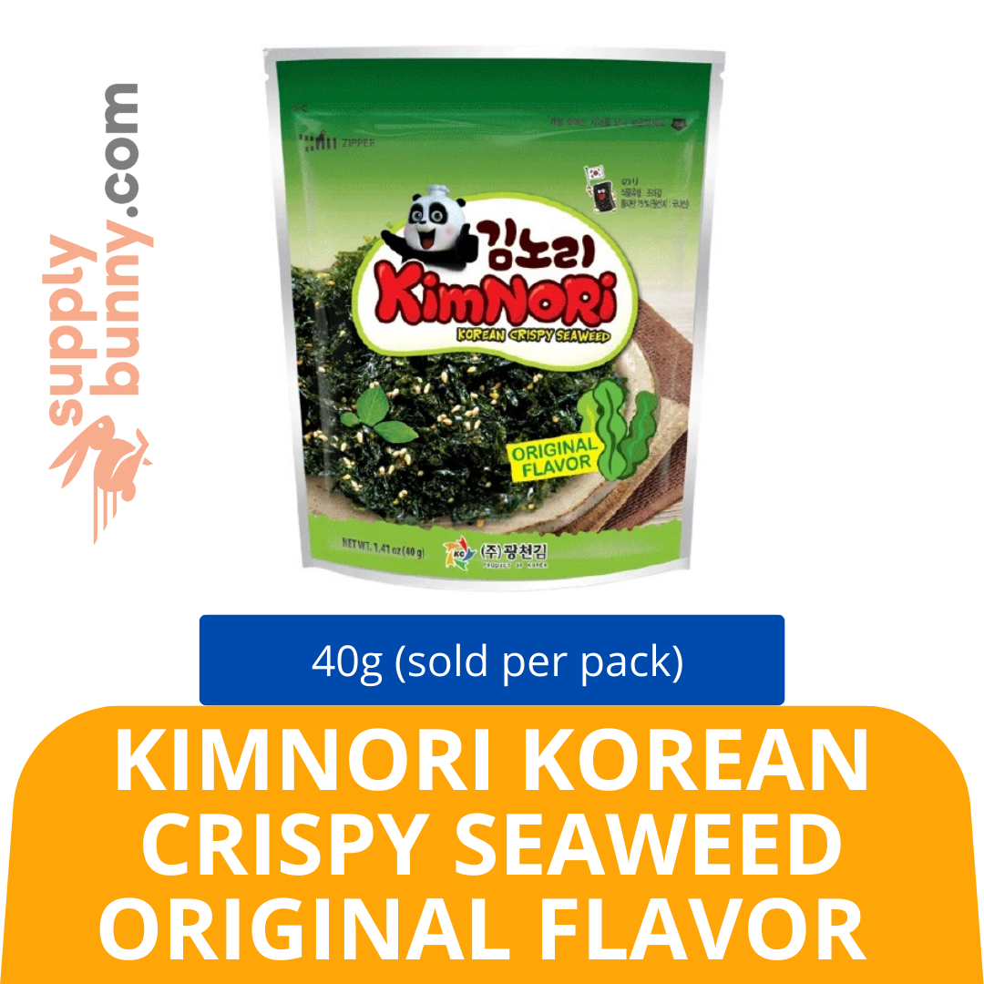 Kimnori Korean Crispy Seaweed Original Flavor 40g (sold per pack) Mix SKU: 8809275380709