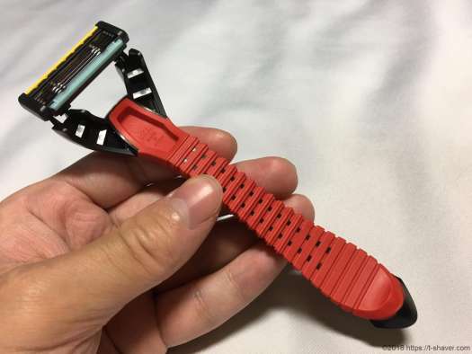 Set 3 dao cạo râu 5 lưỡi kép Ignis KAI của Nhật Bản Cán đỏ