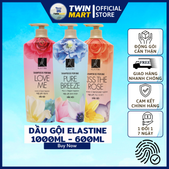 DATE XA 2024 TPHCM Dầu gội Elastine hương nước hoa Hàn Quốc - mùi hương: Love Me - Pure Breeze - Kiss the rose
