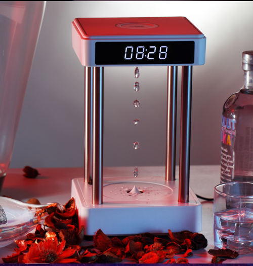[Trả góp 0%] { HÀNG HOT }  Đồng Hồ Giọt Nước Không Trọng Lực Cao Cấp - Máy Lọc Không Khí Kèm Đèn Led Công Nghệ Mới Sẽ Tạo Ra Những Giọt Nước Bay Ngược Lên Không Trung Vô Cùng Thích Mắt Tạo Nên Không Khí Trong Lành