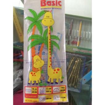Bộ Thước Eke 4 Sản Phẩm Hồng Hà