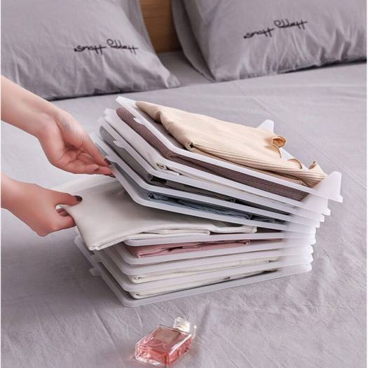 Khay Xếp Quần Áo Gấp Gọn Thông Minh - Tấm Hỗ Trợ Gấp Gọn Quần Áo