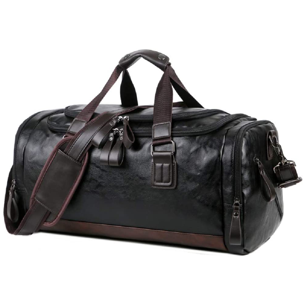 Túi tập thể dục thể thao cỡ lớn túi duffel bằng da pu túi du lịch túi du lịch túi qua đêm cuối tuần cho nam và nữ