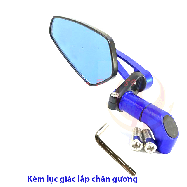 [ 1 cái trái ] Gương gù gắn chân kiểu mới 2022 mẫu  chân cong 744 cao cấp, bền đẹp hợp kim nhôm CN