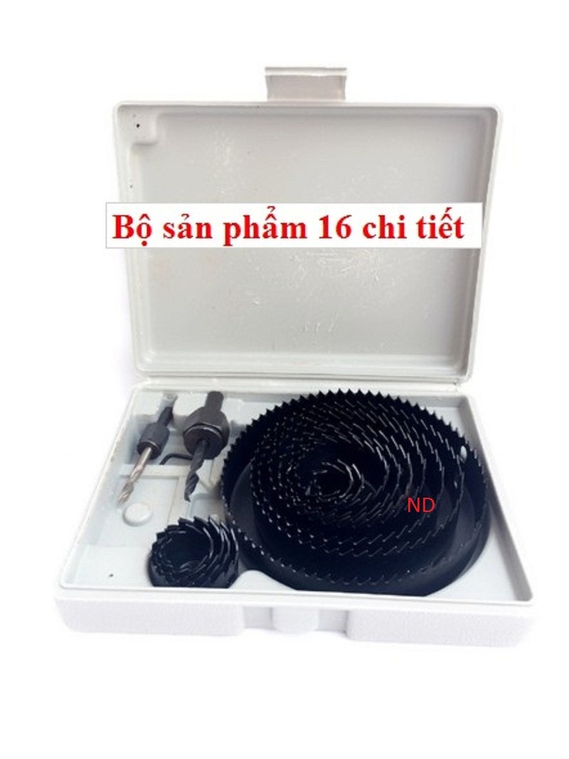 Bộ 16 pcs khoan khoét thạch cao,khoét gỗ ....16 pcs