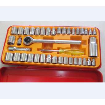 Bộ khẩu mở siết ốc và bugi 40 chi tiết