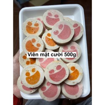 Viên Mặt Cười Trung 500G, Chiên Thả Lẩu, Xiên Chiên, Viên Chiên