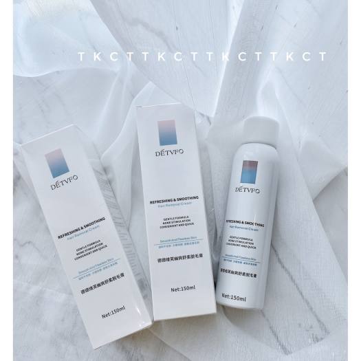 Chai Xịt Tẩy Lông DETVFO 150ml Mới Dùng Siêu Thích | Kem Tẩy Lông DETVFO Dạng Xịt Dịu Nhẹ Không Đau