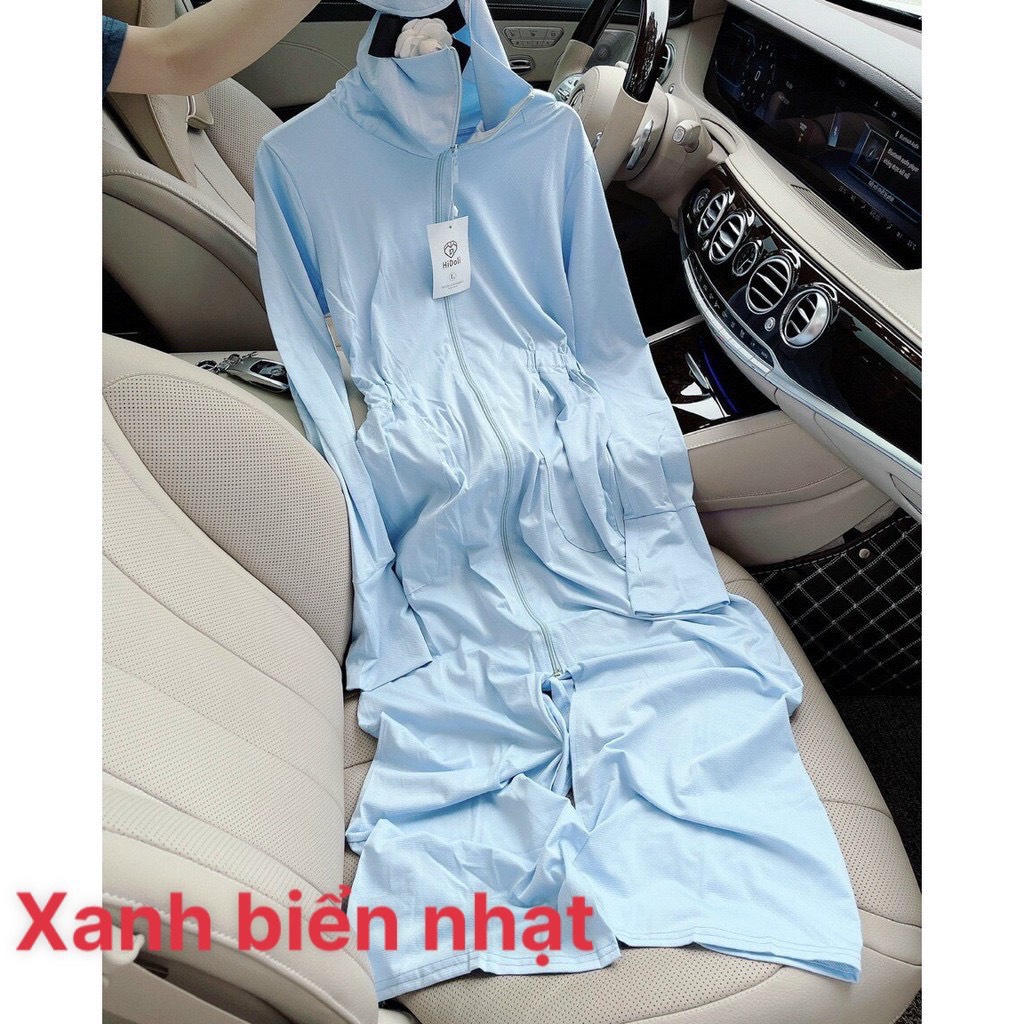 Áo chống nắng toàn thân thông hơi siêu thoáng chất vải thun kim cương