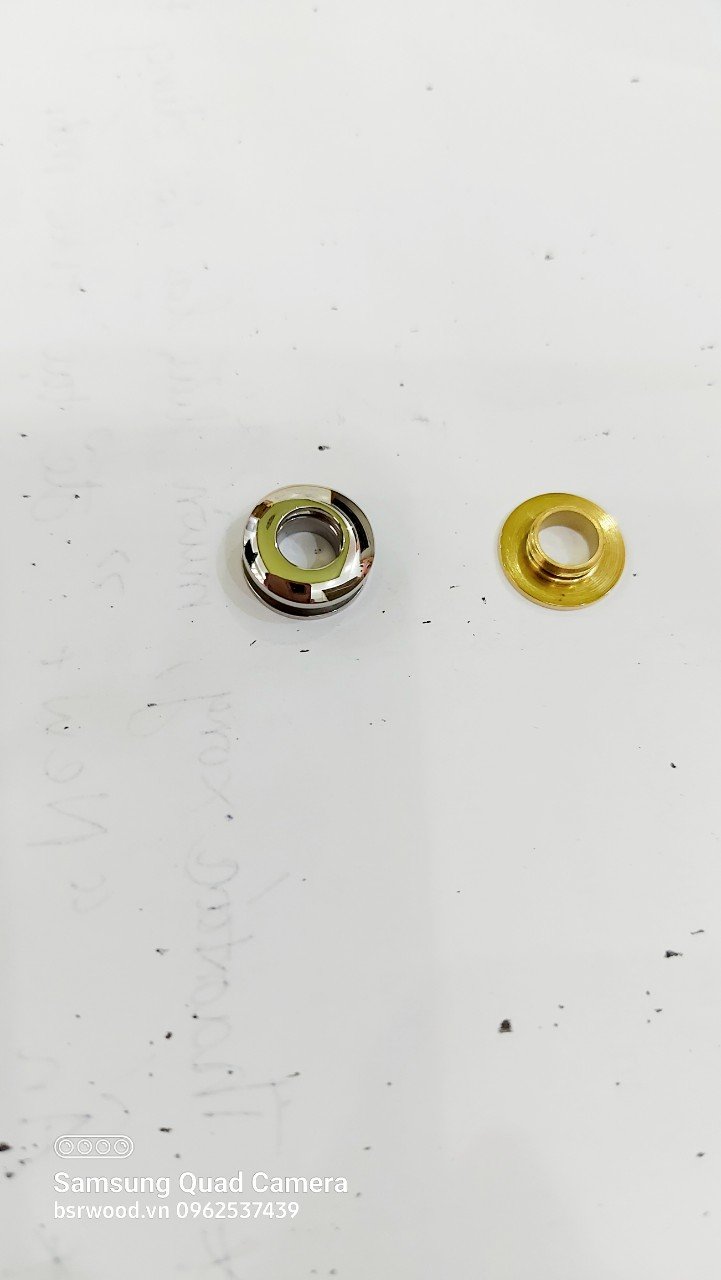Khoen ore xoay vặn 6.5mm Khoen mắt cáo có ren vặn 6ly Bằng INOX không gỉ Màu bạc màu vàng bóng Phụ kiện túi xách Cao Cấp