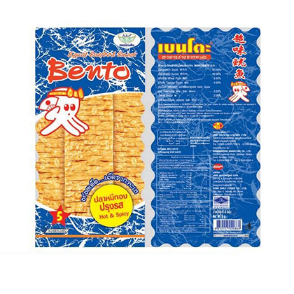 Màu xanh - snack mực tẩm vị bento thái lan gói 24gr- đồ ăn vặt