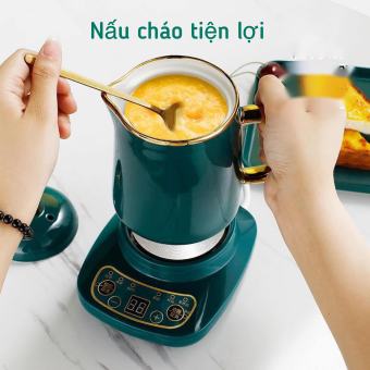 Cốc chưng yến - Ly chưng yến -  Cốc hầm đa năng - Cốc sứ điện đa năng - Kèm đế điện - Dung tích 500ml/800ml - HÀNG CHÍNH HÃNG