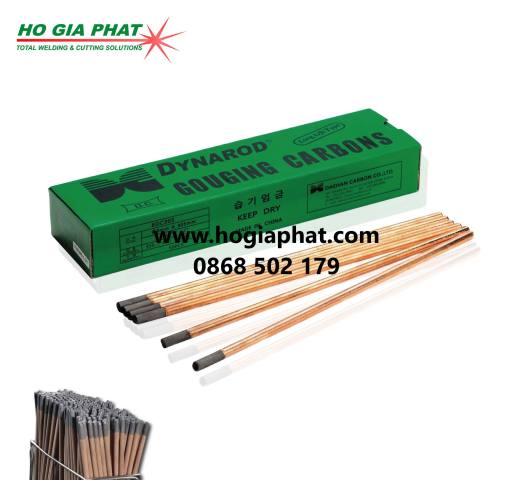 Que thổi than nhập khẩu GOUGING CARBON (Ø8 đến Ø12)
