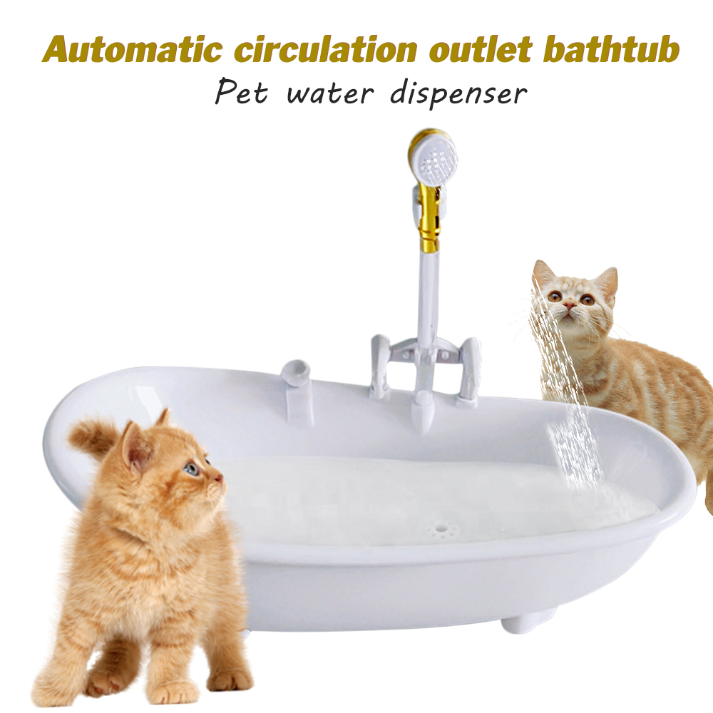 cat fountain battery powered
