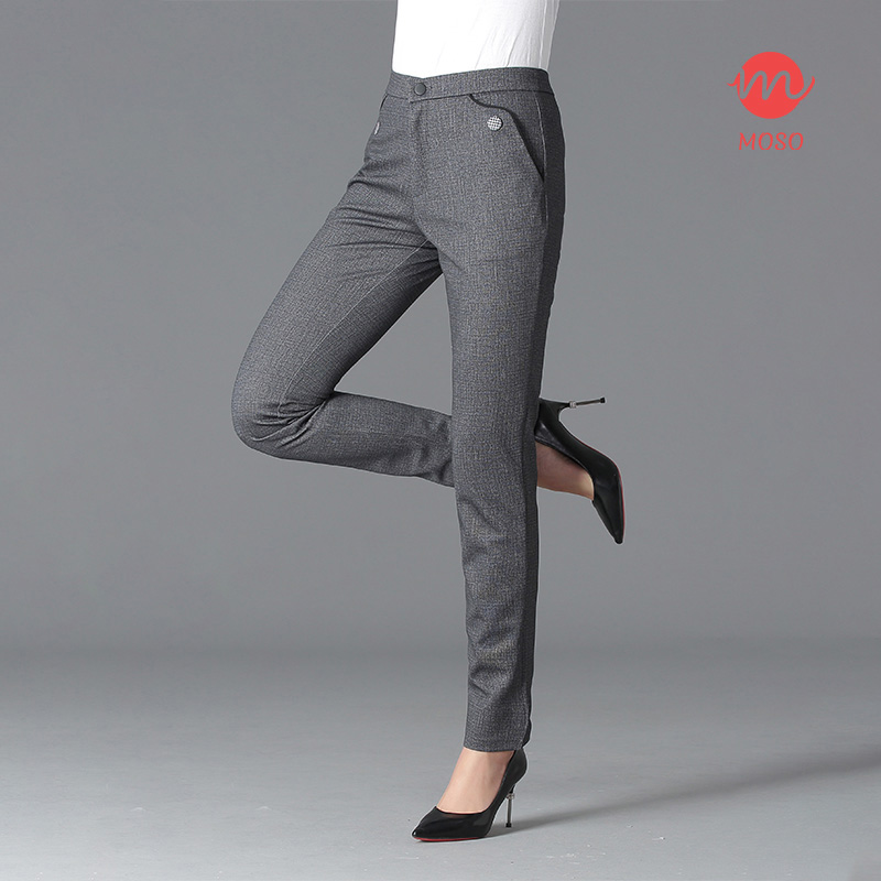 Moso Cherry Office Slacks for Women