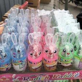 Khay 30 Lọ Kẹo Mút Kèm C Hình Tai Thỏ ( Sỉ Đồ Trẻ Em)