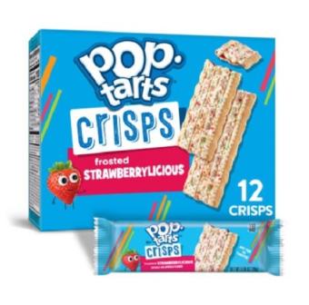Bánh  Pop-Tarts, Crisps - nhân siro dâu - Mỹ