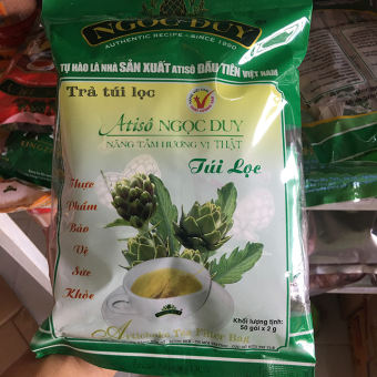 Trà atiso gói xanh 50 túi lọc-Trà Ngọc Duy