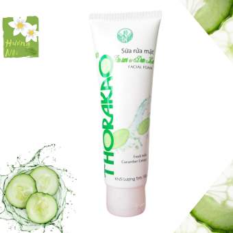 Sữa rửa mặt sữa tươi và dưa leo Thorakao 100g
