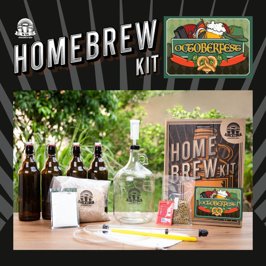 WAS HOMEBREW KIT Oktober Fest 4/10/20Liters วอส​ โฮมบรูวคิท 4/10/20ลิตร ชุดทำเครื่องดื่มคราฟท์ Oktober Fest ราคา 3,290 บาท*ส่งฟรี