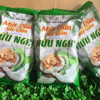 mứt dừa sấy giòn hữu nghị  275gram