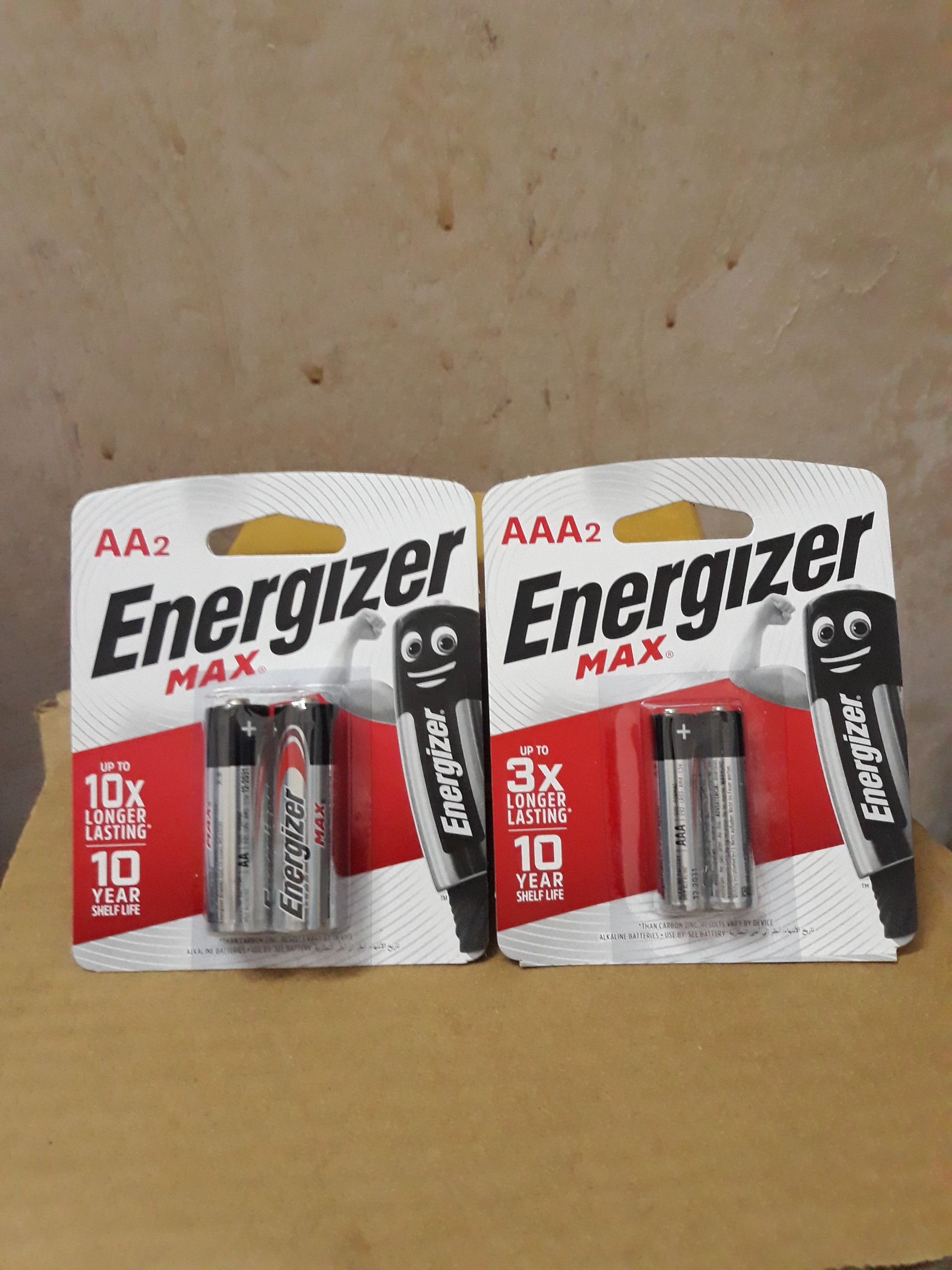 Combo 2 vỉ pin aa + aaa energizer max alkaline
