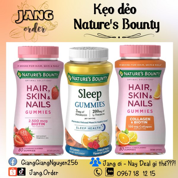 Kẹo dẻo Nature's Bounty