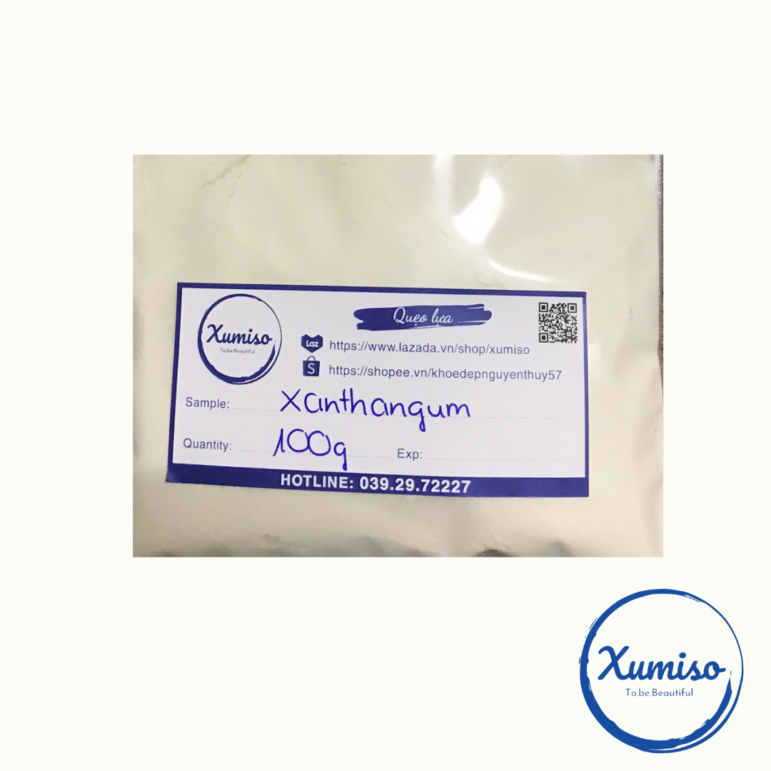 100G Chất tạo đặc dầu gội Xanthangum