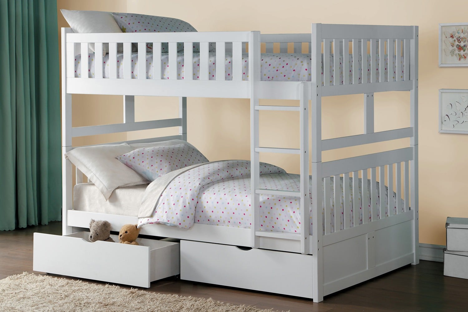 Giường tầng unit có hộc kéo