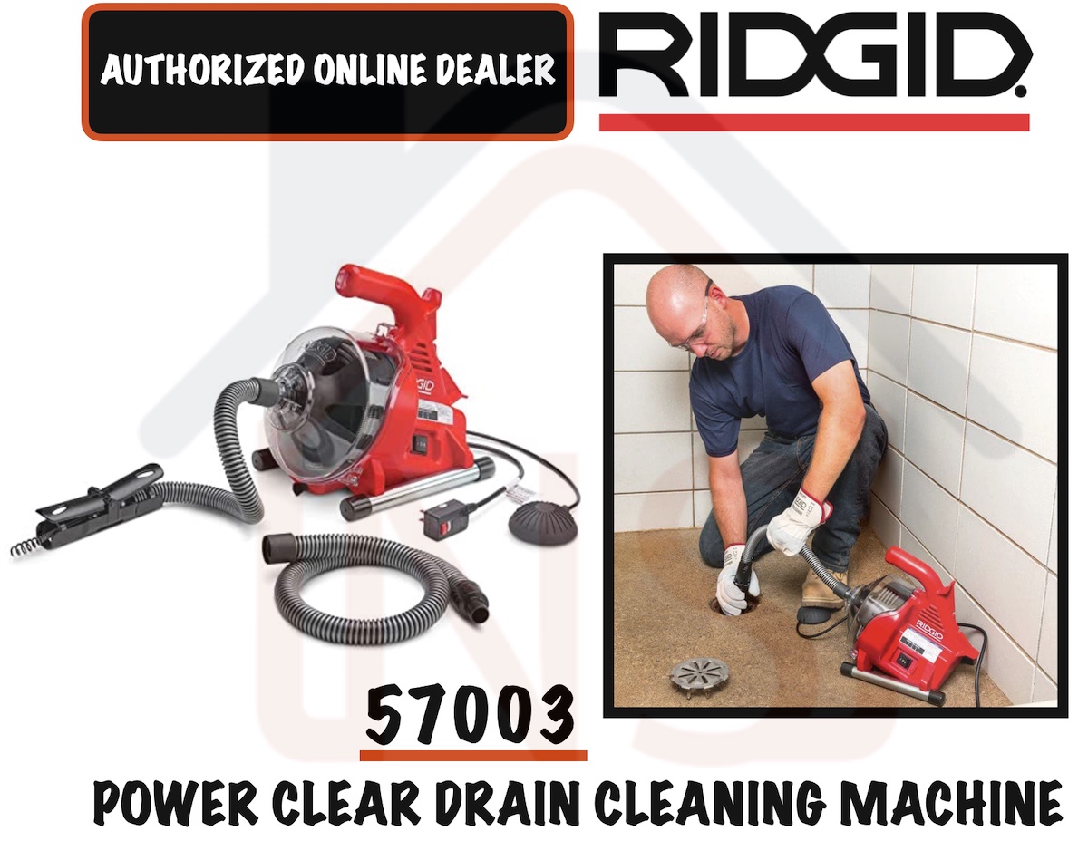 RIDGID PowerClear 120Volt Drain Cleaning Snake Auger, 51 OFF