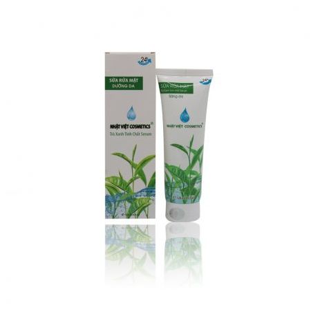 Trà xanh tinh chất Serum Nhật Việt – Sữa rửa mặt dưỡng da