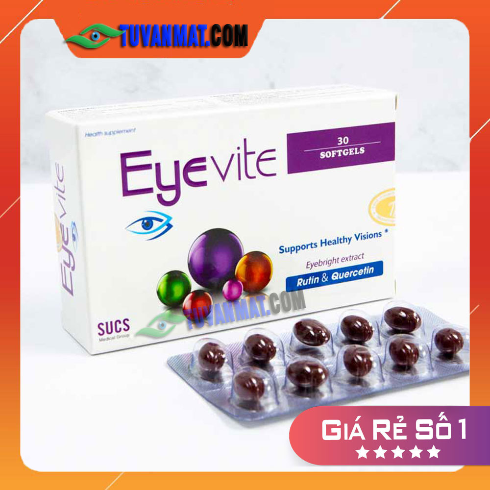 Viên uống bổ mắt Eyevite hộp 30 viên - Hỗ trợ não và trí nhớ