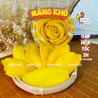 Xoài sấy dẻo đà lạt xếp hình hoa hồng | Thương hiệu Nàng Khô
