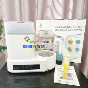 Máy tiệt trùng sấy khô và đun nước - Hâm thức ăn 4in1 Moaz Bebe MB-031 |Chính hãng bảo hành 1 năm