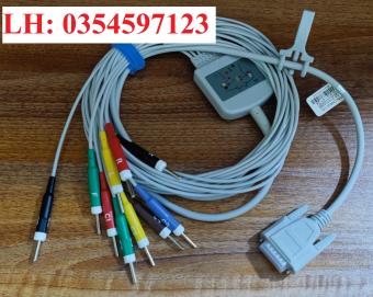 Cáp điện tim NIHON KOHDEN ECG-9620, ECG-9010, ECG-9020, ECG-9022, ECG-9110, ECG-9130, ECG | Cáp điện tim của máy điện tim NIHOH KOHDEN