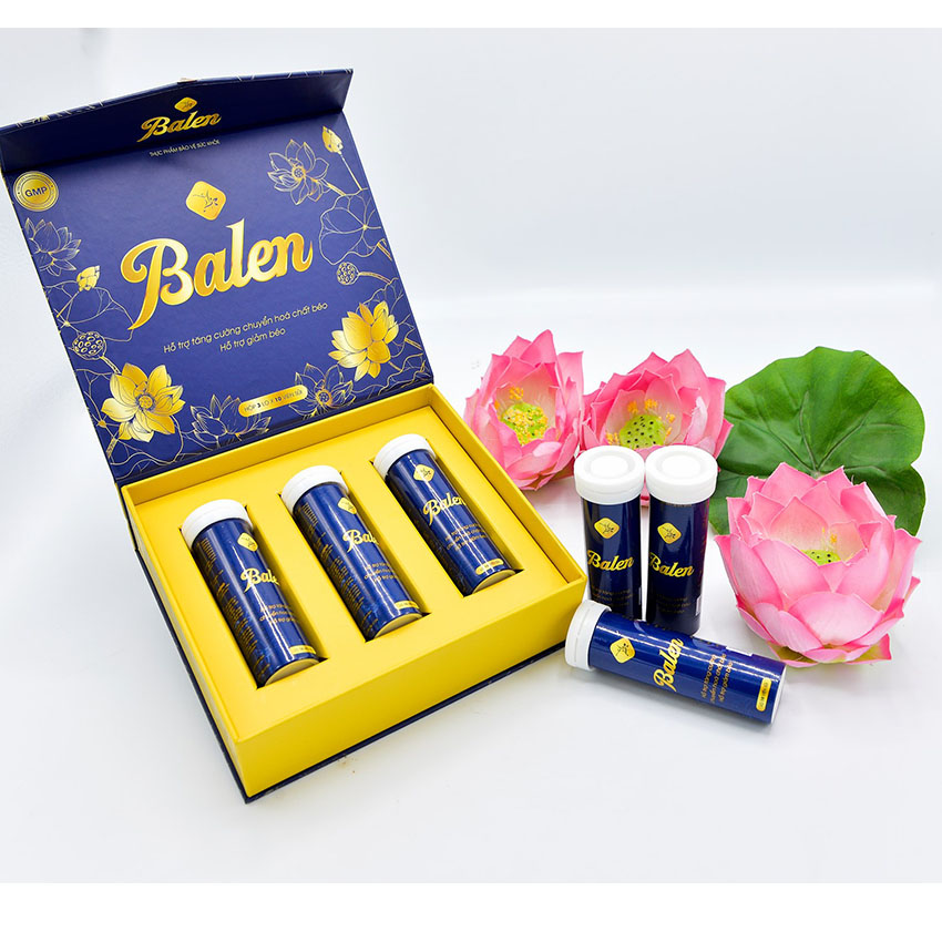 Viên sủi Giảm Cân Balen hỗ trợ tăng cường chuyển hóa chất béo