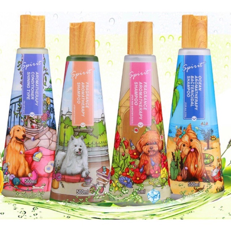 Hoàn Tiền 10% Sữa tắm Spirit nắp gỗ 500ml dành cho chó mèo và thú cưng