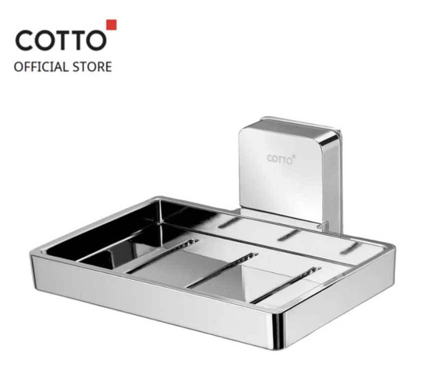 COTTO ชุดที่วางสบู่แม่เหล็กพร้อมฐาน รุ่น CT0314(HM) แมกนีโต (ไม่ต้องเจาะ) ติดผนังด้วยแม่เหล็กคุณภาพดี พร้อมรับประกันฟรี 1 ปี คุณภาพดีมาก ราคา 700 บาท*ส่งฟรี