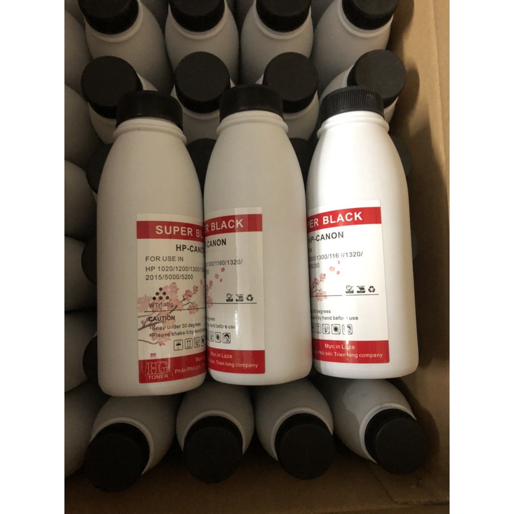 Mực đổ máy in dùng chung đậm nét ít thải dành cho hp - canon 2900,3300,3050....hp 400,2035,2055,402