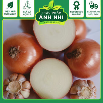 Hành tây đà lạt loại 1 củ lờn 500g