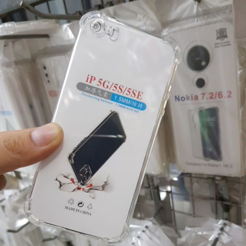 Ốp trong iphone 5s, 5se, 5g, cao cấp chống sốc 4 cạnh