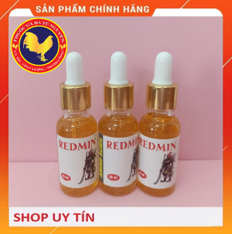 REDMIN VÀNG CAO CẤP - TINH CHẤT NHÂN SÂM 20ML TĂNG BO ĐÁ, TĂNG THỂ LỰC, GIÚP GÀ ĂN NHIỀU