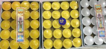 Combo 20 viên đèn cầy (nến) Tealight Ikea không mùi. Thời gian cháy 2 giờ hoặc 4 giờ.