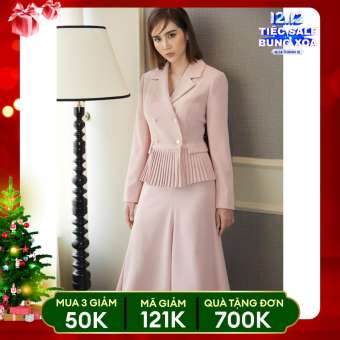 Chân váy midi qua gối dáng tiếu thư IVY moda MS 31M6904