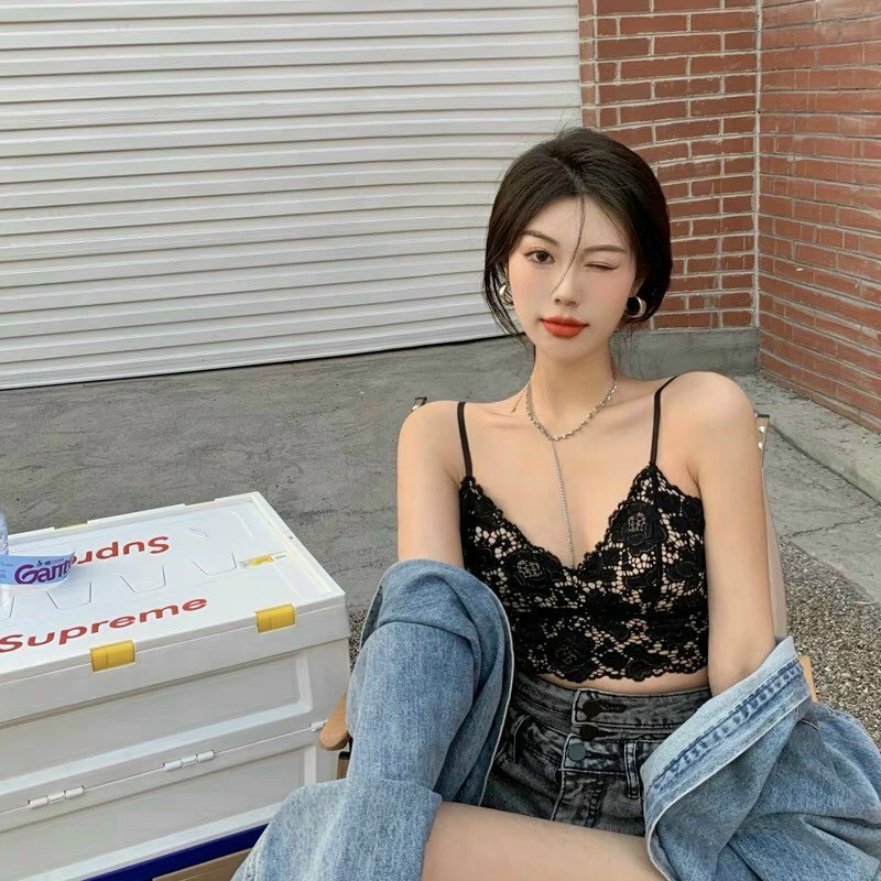 Áo Bra Ren Siêu Sexy Quyến Rũ Hàng Cao Cấp Nhập Khẩu Siêu Mịn Mát, Thông Thoáng Dễ Thương Dễ Phối Đồ Cho Các Bạn Nữ , Di Bar, Tập Gym, Yoga, Đi làm, đi chơi, đi học đều được