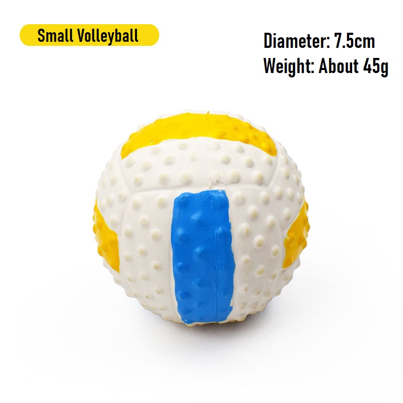 plastic squeaky dog balls