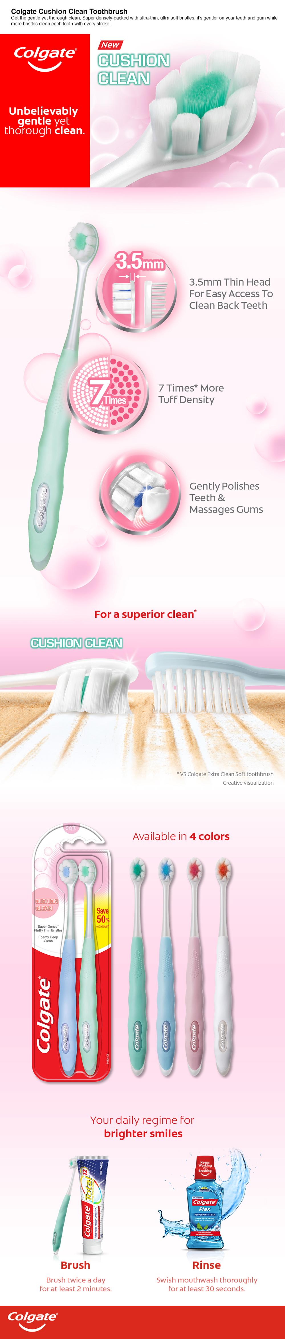 colgate toothbrush cushion clean